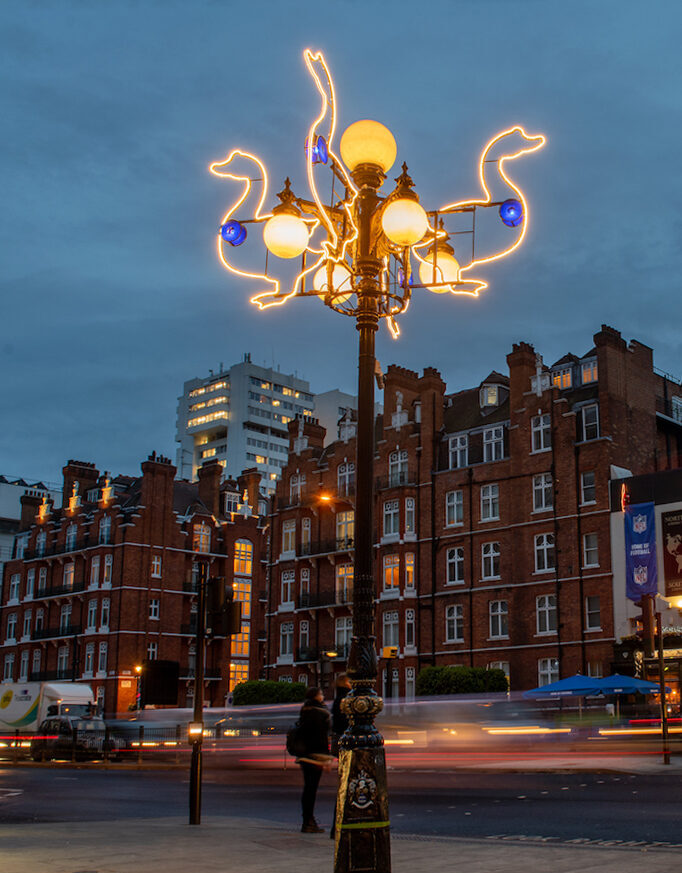 Festive lighting design by Michael Grubb Studio, Baker Street