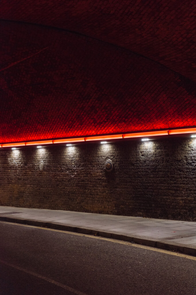 A award-winning lighting design by Michael Grubb Studio on Black Prince Road highlights Lambeth’s heritage through thoughtful craftsmanship and creative illumination