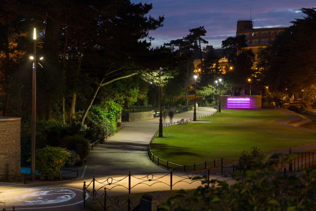 Bespoke public realm lighting design from Michael Grubb Studio