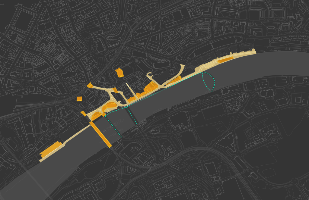 City landscape lighting strategy by Michael Grubb Studio